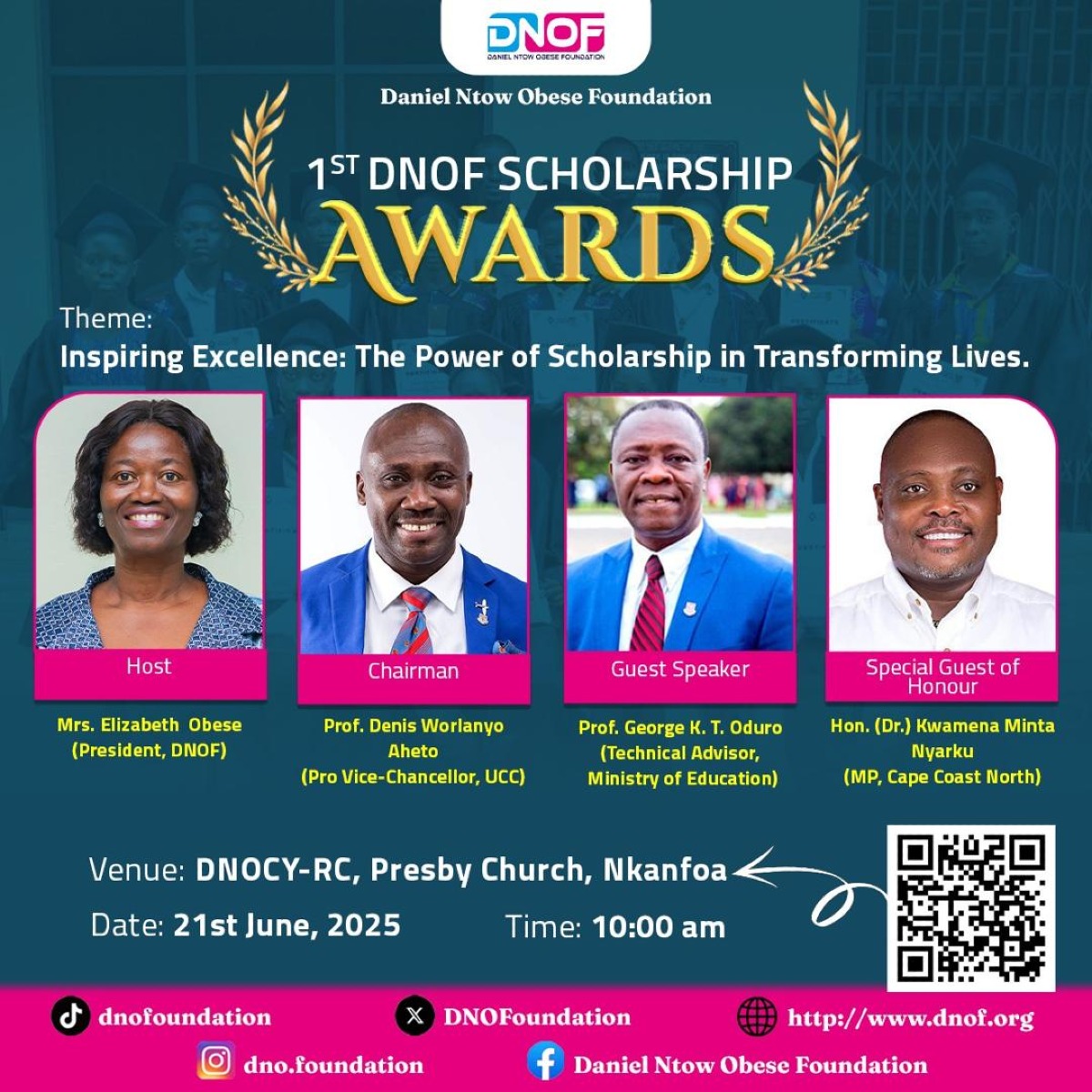 DNOF maiden Scholarship Award Ceremony 2025
